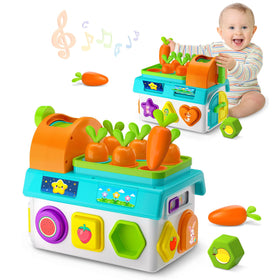 Grasili Musical SortingToys garden pull carrot enhances fine motor skills during play.