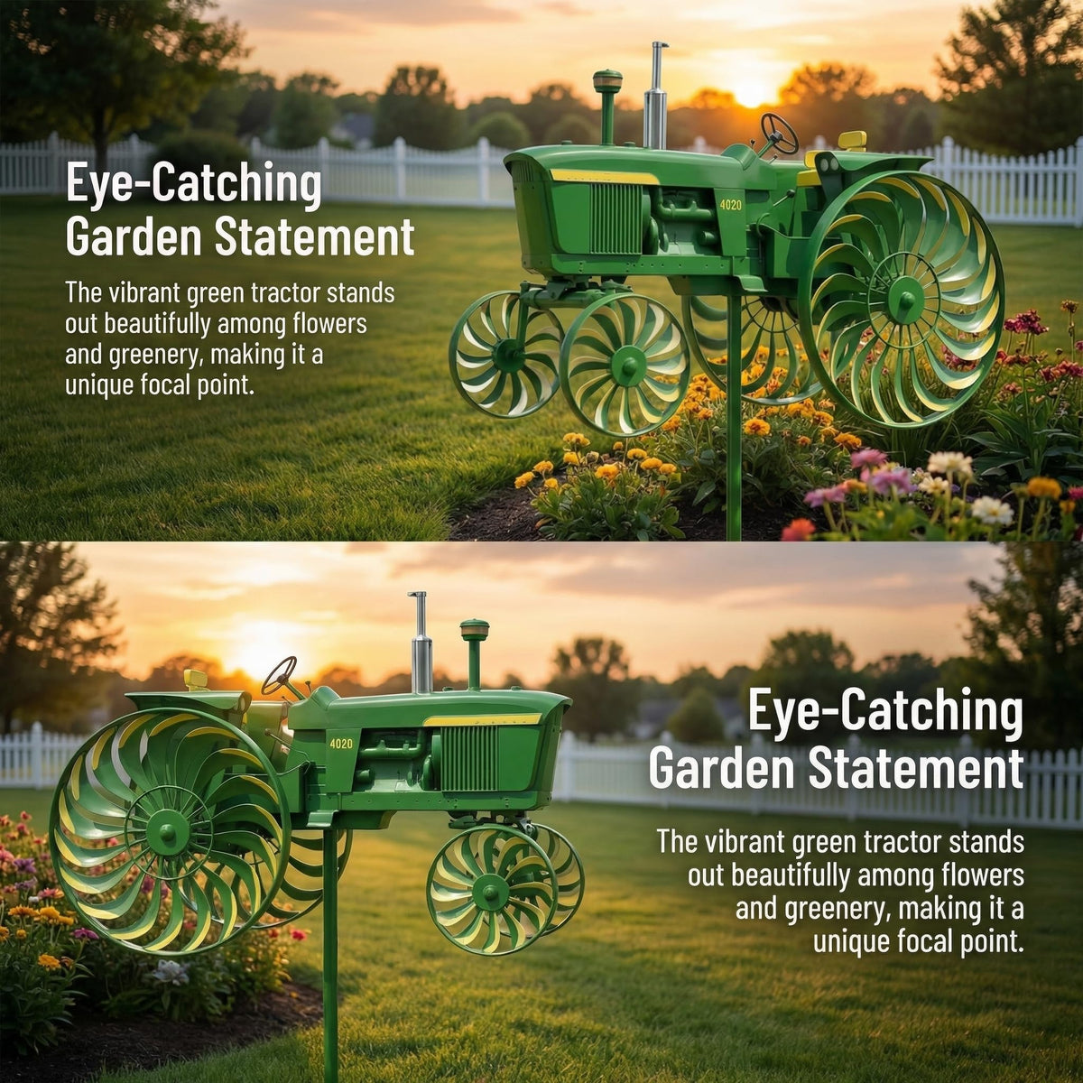 Graystar aluminum alloy finish resists sun and rain for lasting garden decoration.