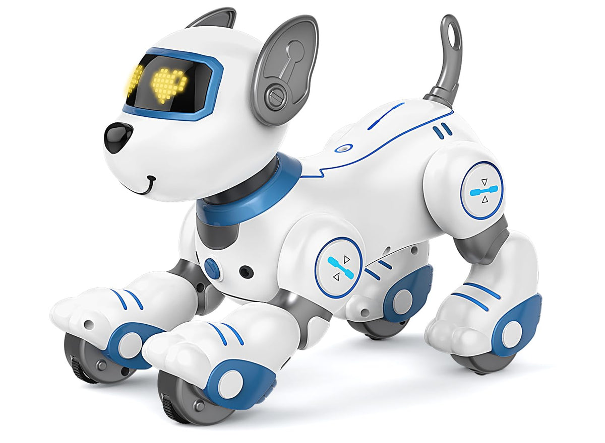 Great Dachong robot dog toy dancing action with LEDs for kids' playtime