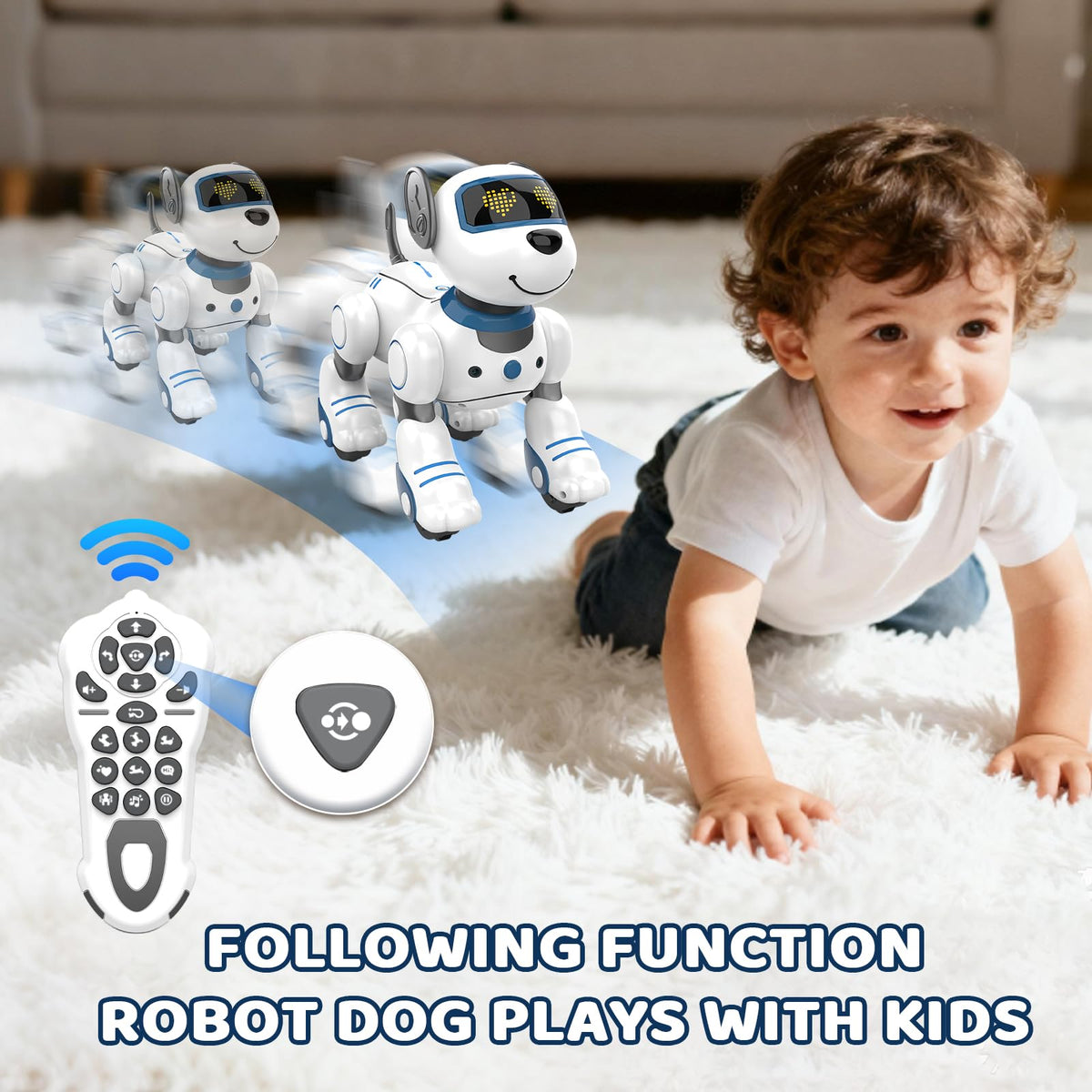 Great Dachong robot dog toy programmable tricks to spark creativity