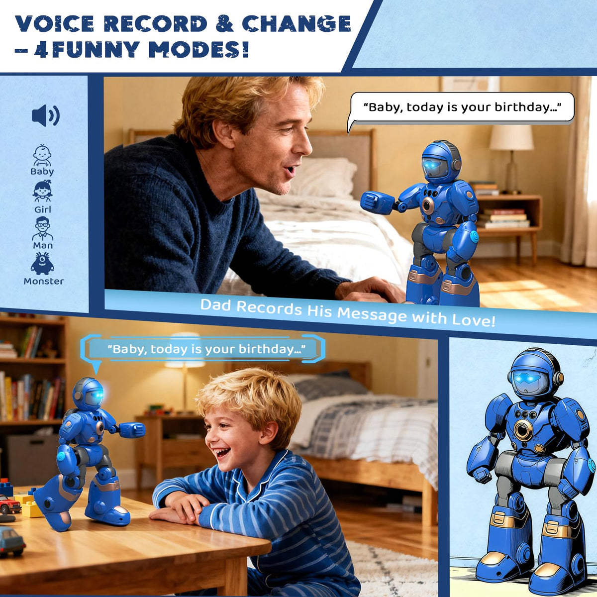 Great Dachong records voices to replay later.