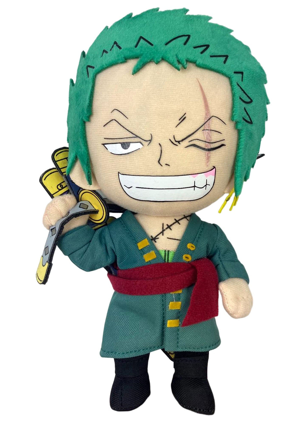 Great Eastern Zoro plush, 9-inch, soft fabric and collectible detail for fans.