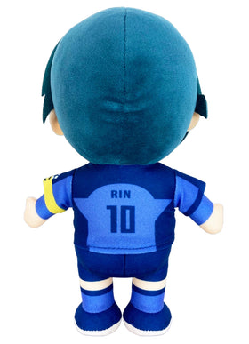 Great Eastern Rin Itoshi jersey plush, detail shot, durable stitching for long-lasting display.