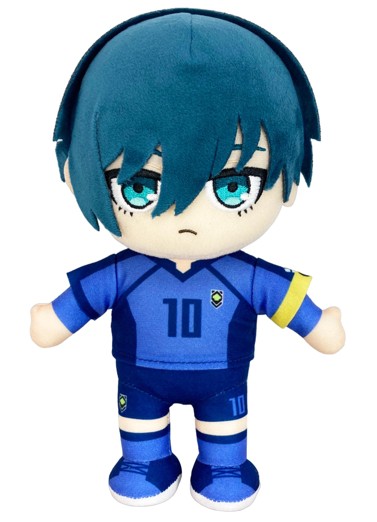 Great Eastern Rin Itoshi jersey plush, front view, ideal cuddle buddy and display piece.