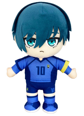 Great Eastern Rin Itoshi jersey plush, front view, ideal cuddle buddy and display piece.