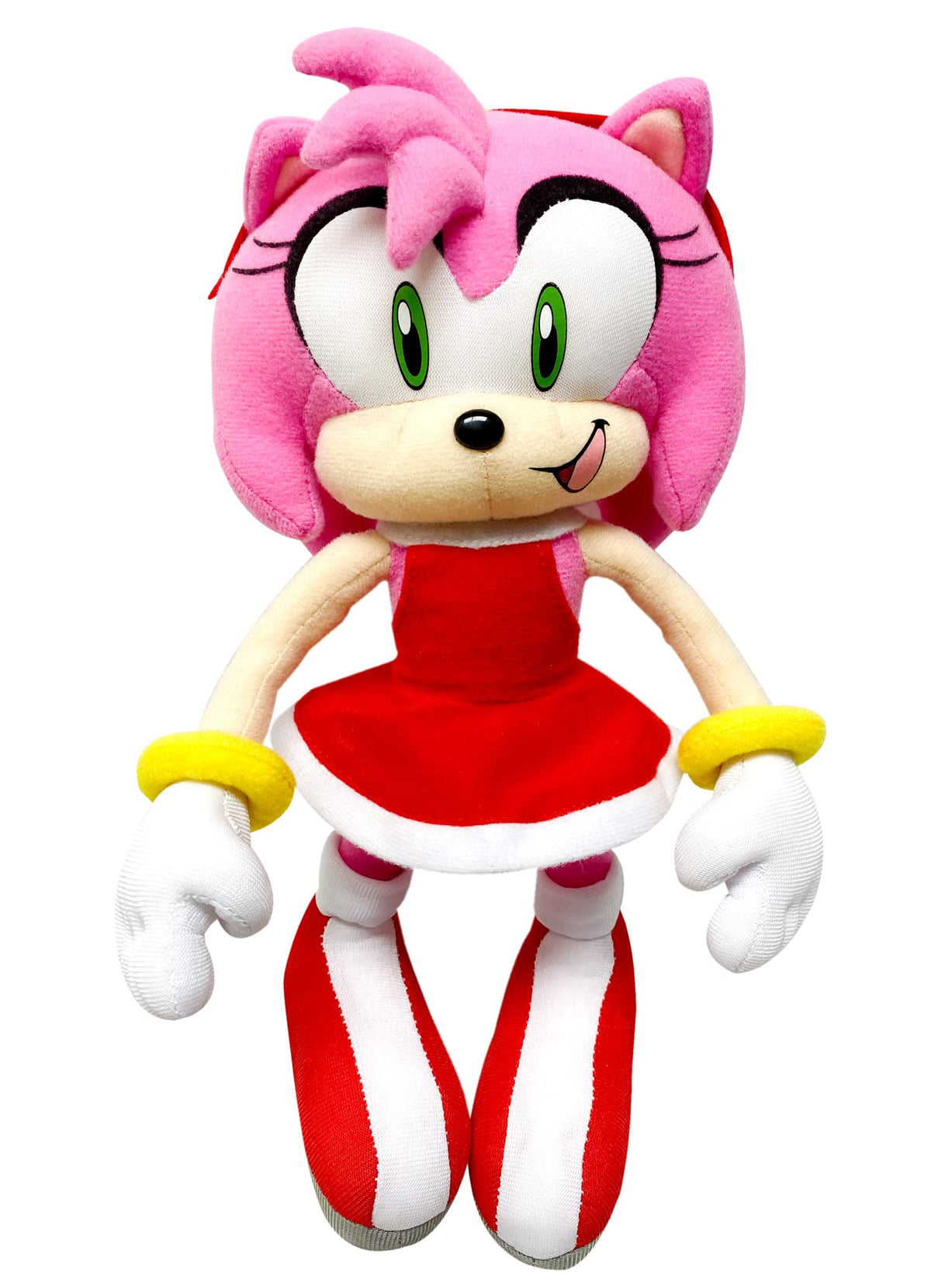 Great Eastern Entertainment Amy Rose red dress plush, officially licensed collectible for fans.