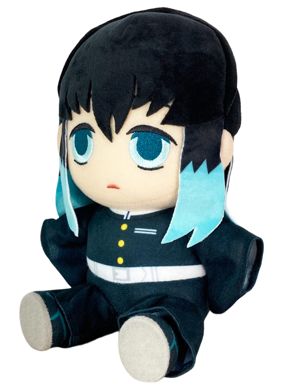 Close-up of Great Eastern Muichiro plush highlighting soft fabric and detailed features for display.