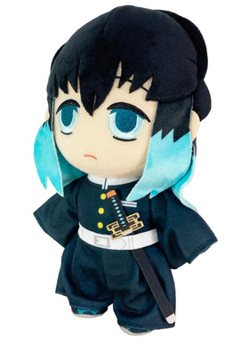Great Eastern Muichiro Tokito plush detail with turquoise tips and soft fabric.