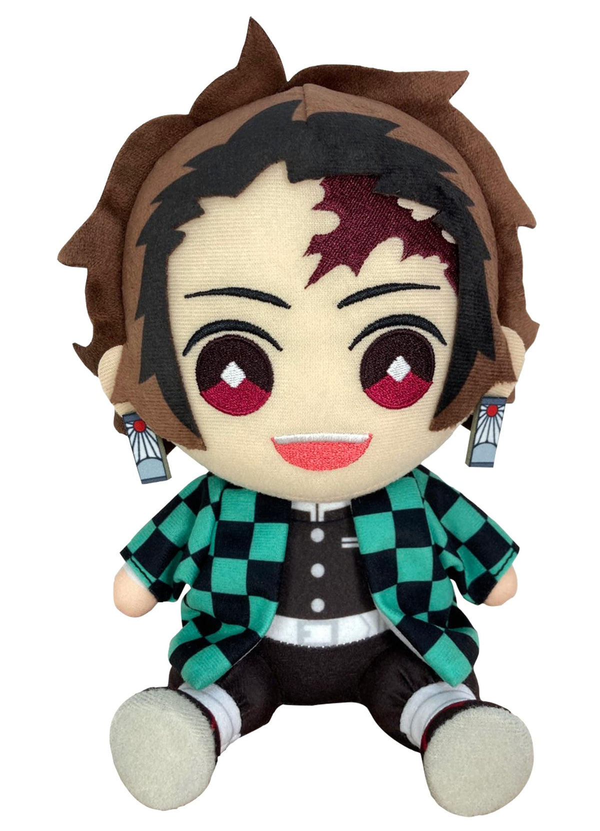 Great Eastern Entertainment Tanjiro sitting plush 7-inch enhances display and cozy play