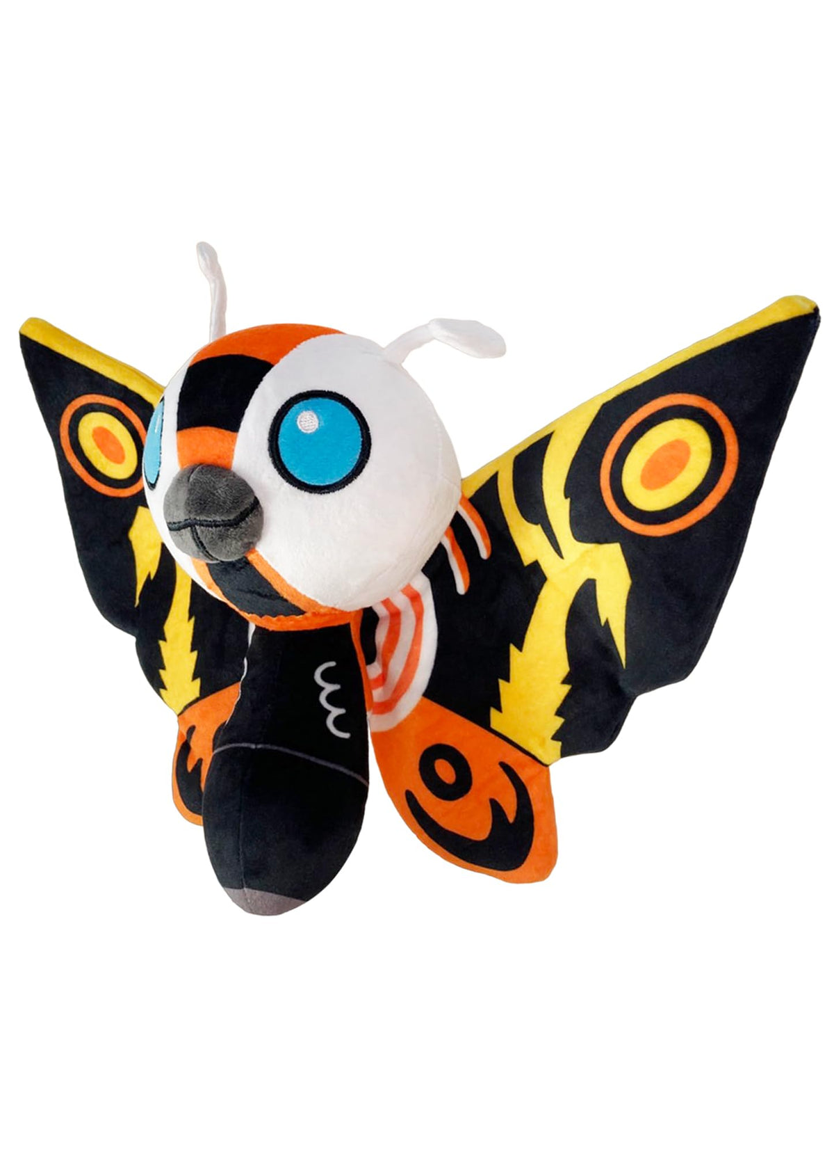 Great Eastern Entertainment Godzilla Mothra plush close-up reveals premium detail and soft polyester