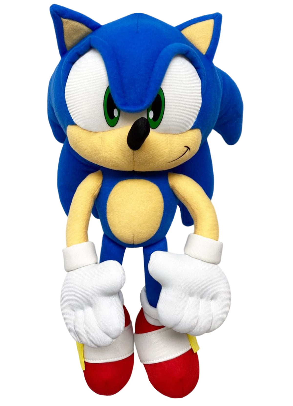 Great Eastern Entertainment Sonic Hedgehog 14-inch plush front view for cozy play and display