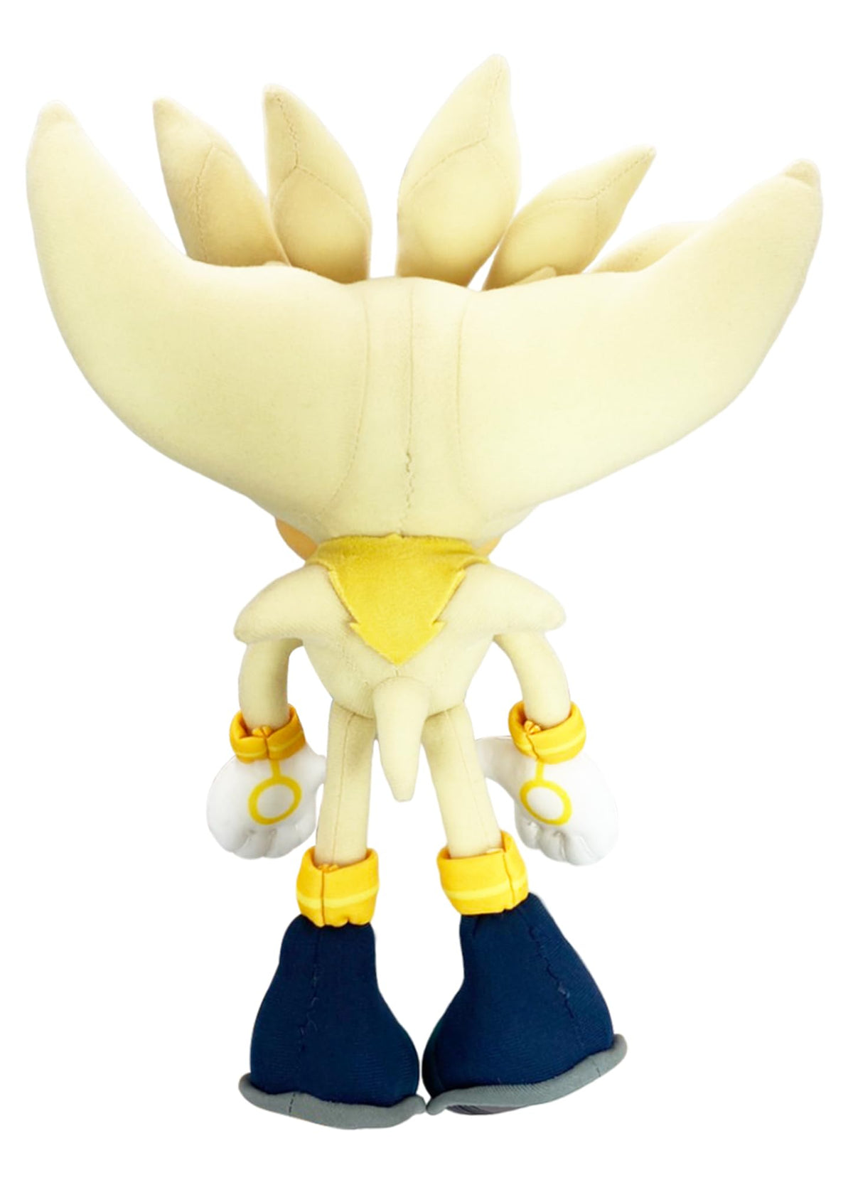 Great Eastern Entertainment Sonic Super Silver Plush 10in hanging view, easy to decorate a space.