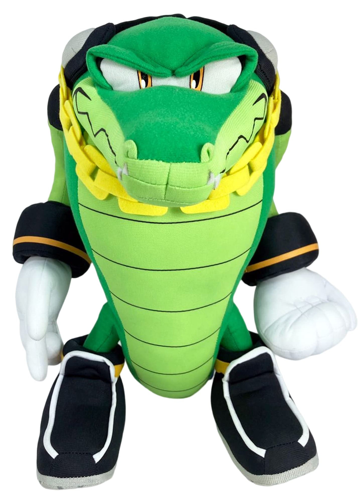 Great Eastern Entertainment Sonic Vector Crocodile plush, 13-inch soft collectible for fans and gifting.