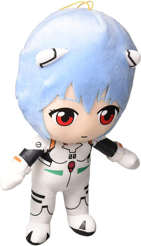 Great Eastern Rei plugsuit plush side view, showcasing soft fabric and stitching