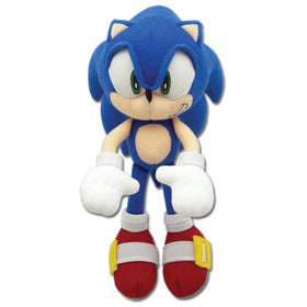 Great Eastern Sonic mini plush close-up face showing soft fabric and stitching for display