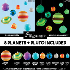 Great Explorations glow-in-the-dark stars brighten walls and ceilings to spark curiosity.