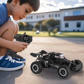 Great-JUNAMT RC car 200-foot range ensures reliable control during play.