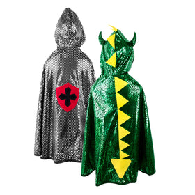Great Pretenders reversible cape front view, ideal for quick imaginative costume changes.