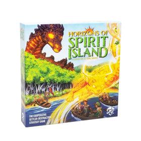 Greater Than Games Horizons of Spirit Island box front, a cooperative strategy game for 1-3 players.
