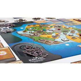 Greater Than Games Horizons of Spirit Island player board to manage island defenses.