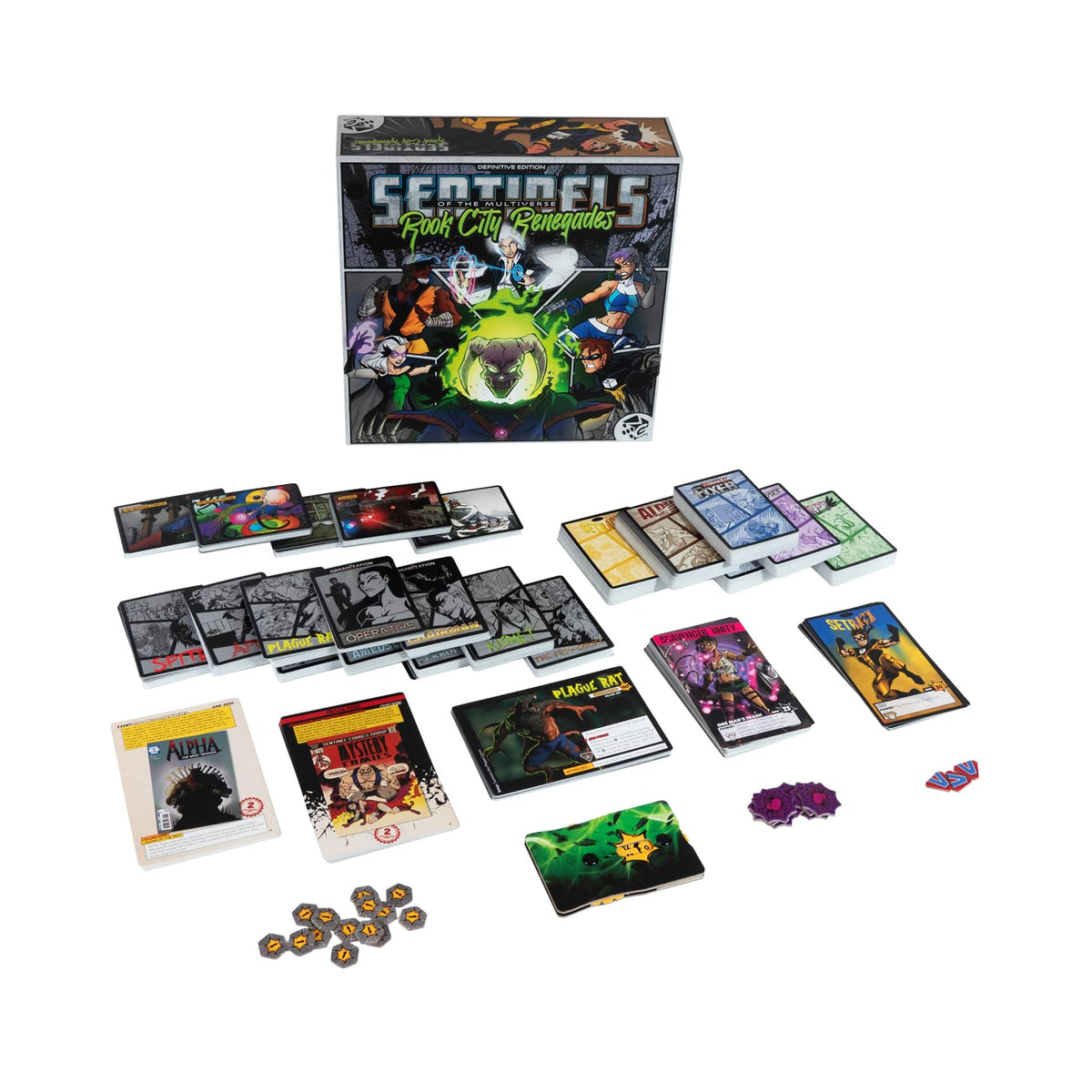Environment tile from Sentinels RC Renegades challenges players to adapt.