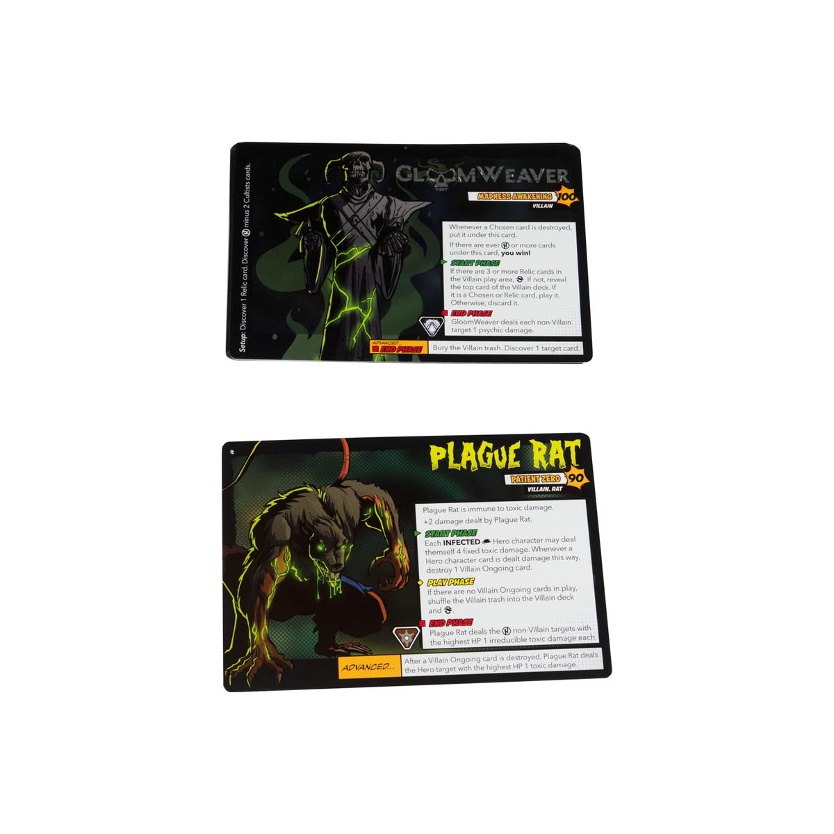 Villain card from Sentinels RC Renegades introduces new threats.