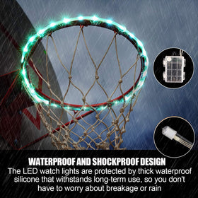 Green Bean LED backboard edge light boosts night visibility