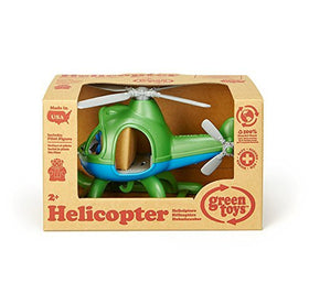Green Toys Helicopter detailed dashboard inside cockpit