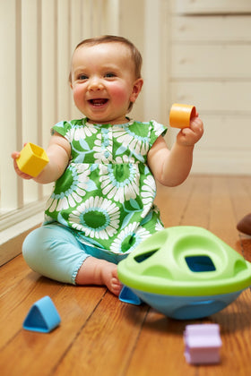 Green Toys packaging uses recycled materials and soy inks
