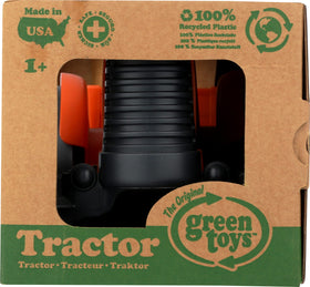 Green Toys Tractor orange age-appropriate for ages 1 and up.