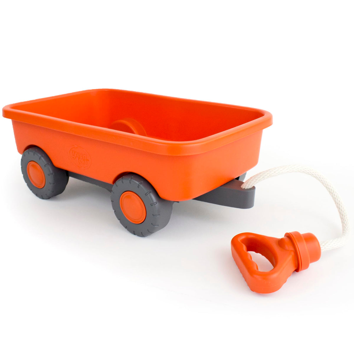 Green Toys Wagon Orange CB full wagon ready for outdoor play and imaginative adventures.