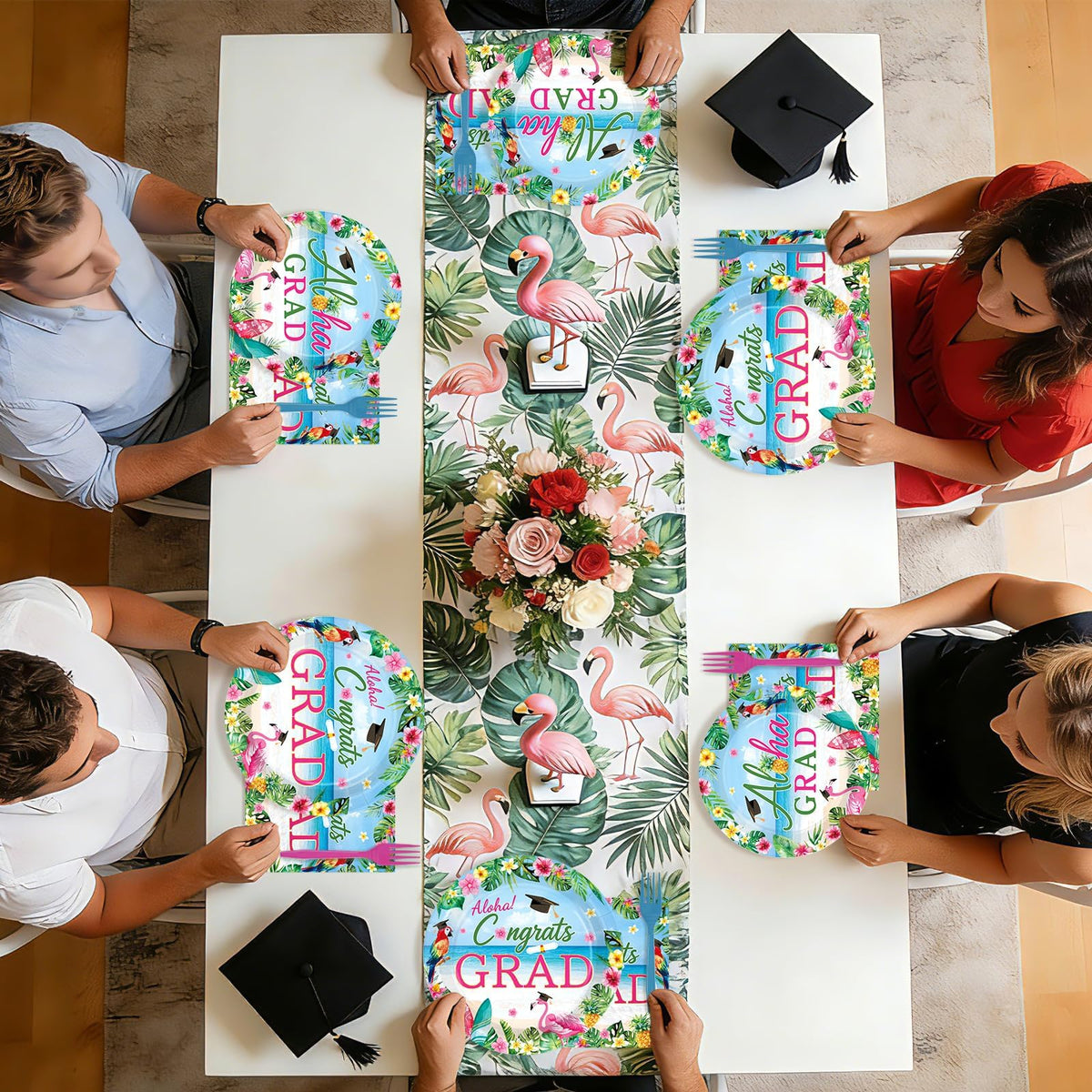 Greencian Aloha Grad set ships ready to elevate outdoor celebrations.