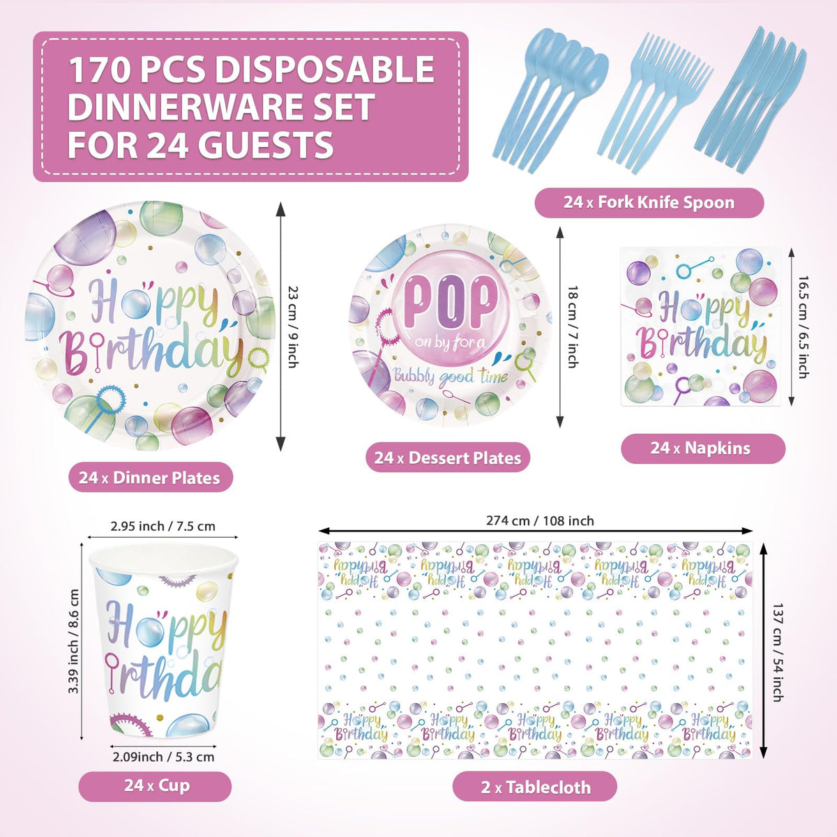 Greencian bubble dessert plates 7-inch for quick, tidy serving