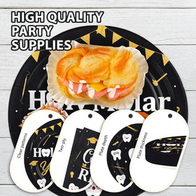 Greencian Congrats RDH dental theme print enhances party decor