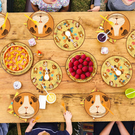 Greencian disposable set simplifies cleanup after the party