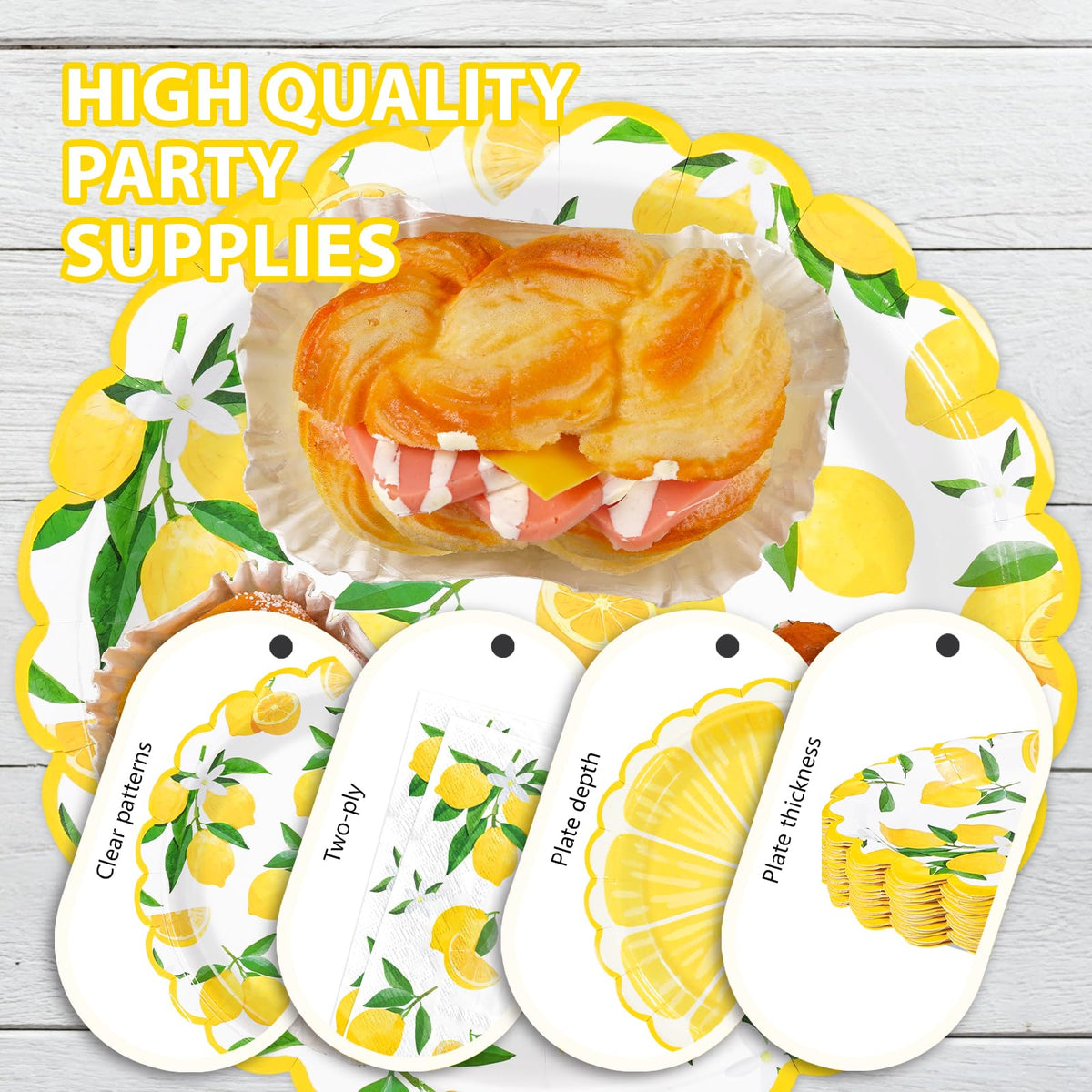 Greencian lemon cups sturdy and leak-resistant for beverages
