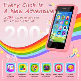 GREENCREEK Kids Phone front camera for capturing moments with AI focus.