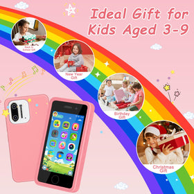 GREENCREEK Kids Phone silicone protective case protects during daily use.