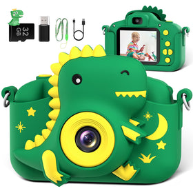 GREENKINDER Kids Camera front camera enables easy selfies and vivid moments