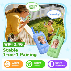 GREENKINDER Walkie video kids charging dock keeps devices ready for adventures