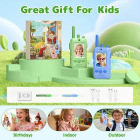 GREENKINDER Walkie video kids long-range performance enables distant conversations