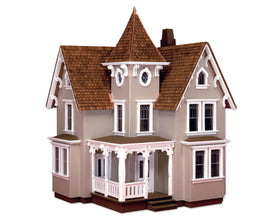 Greenleaf Fairfield dollhouse assembly shows tab-and-slot joinery for easy building