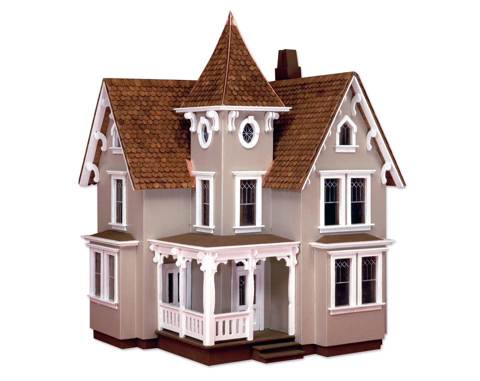 Greenleaf Fairfield dollhouse assembly shows tab-and-slot joinery for easy building