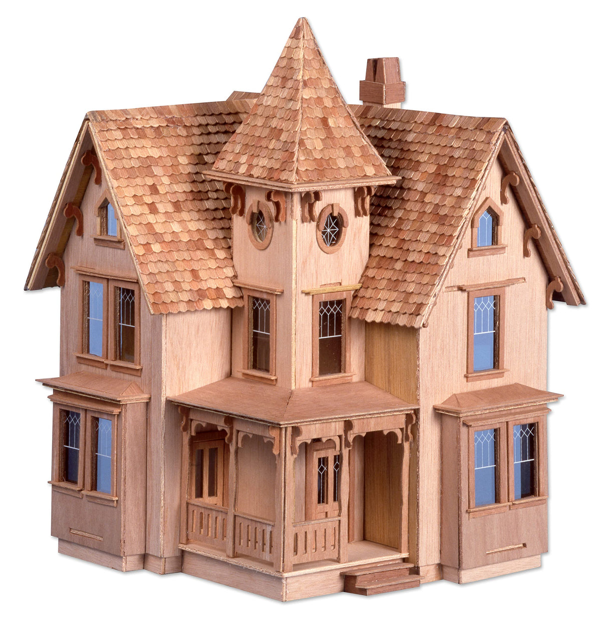 Greenleaf Fairfield shingles included give authentic exterior texture