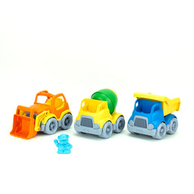 Green Toys construction scooper with movable front-loader for hands-on play