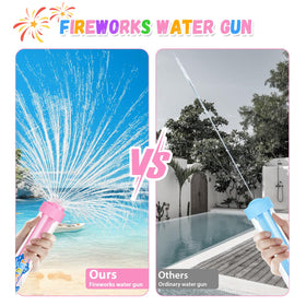 GREHELP Fireworks Water Gun yellow, vivid color boosts party visibility.
