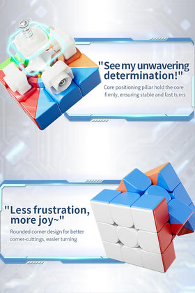 Grekelyrun speed cube set 7x7 stickerless invites advanced solving and creativity
