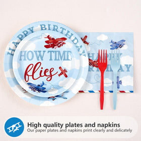 Grencian airplane napkins for soft absorbent serving at the celebration