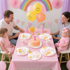 Grencian disposable partyware saves time on cleanup after cheerful gatherings.