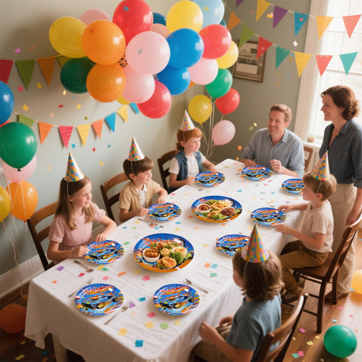 Grencian disposable tableware packaging demonstrates mess-free party option